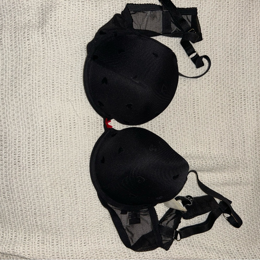 sexy black mesh underwire bra